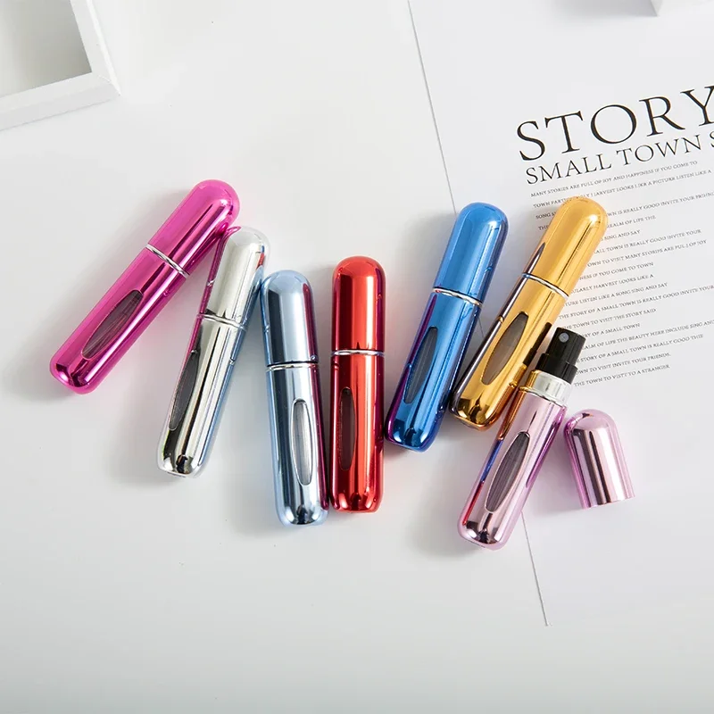 Bouteille de pulvérisation de parfum de 5ml, atomiseur de parfum Portable, Mini bouteille de parfum rechargeable, bouteille vide, boîte de pompe de parfum