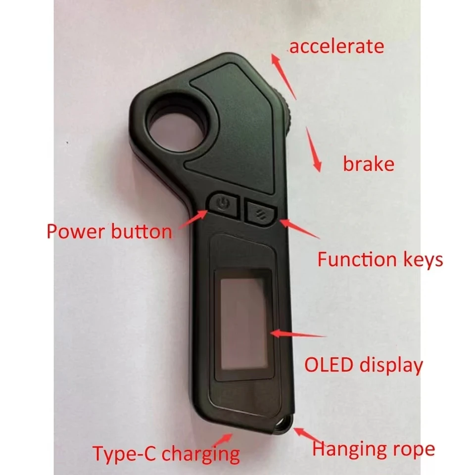 MEEPO Electric Skateboard Remote Control Electric Skateboard Wireless LED Display Remote Control With Adjustable Speed Braking