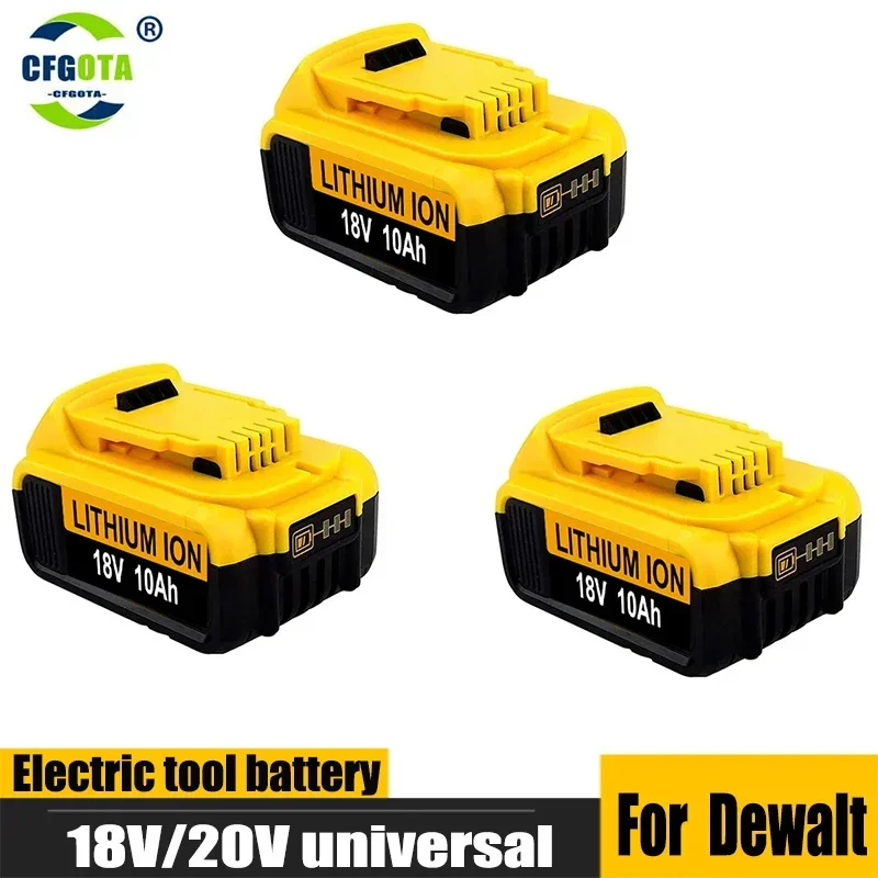 

ALTO 18V 10.0Ah MAX Battery power tool Replacement for DeWalt DCB184 DCB181 DCB182 DCB200 20V 8A 18Volt 18 v Battery