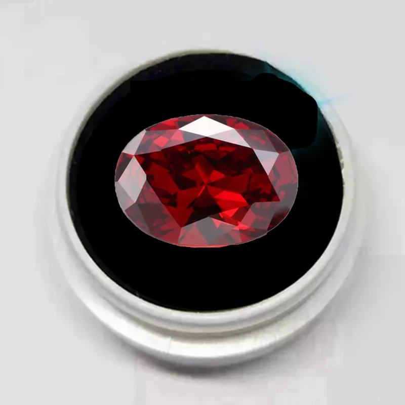 Grandi 13x18mm 15.0Ct granato rosso rubino 4A ovale pietre preziose sciolte naturale estratto per gioielli che fanno perline