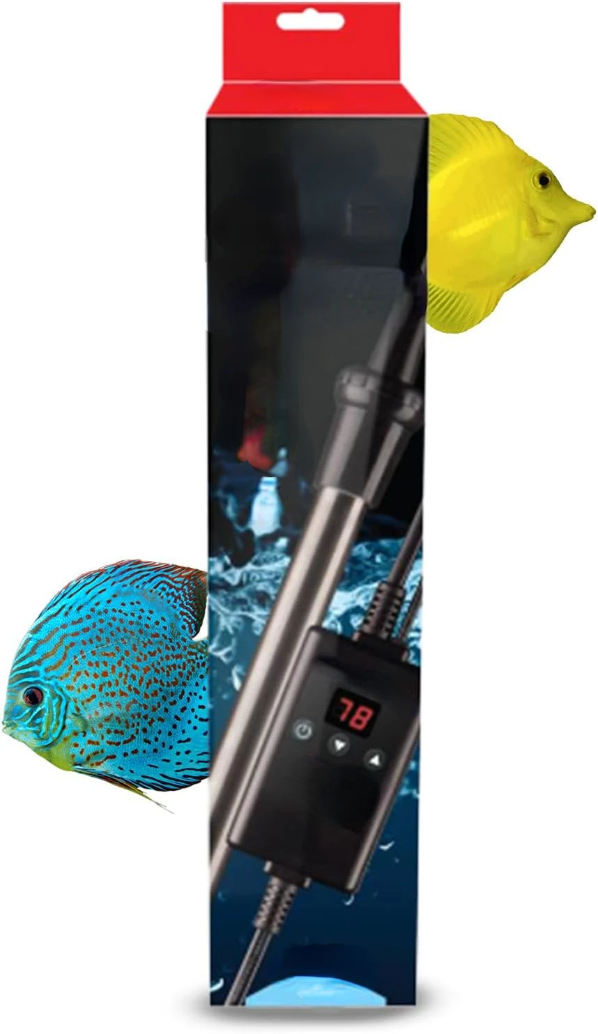 300W Titanium Heater with Controller - Fully Submersible For Fish Tanks Up To 100 Gallons