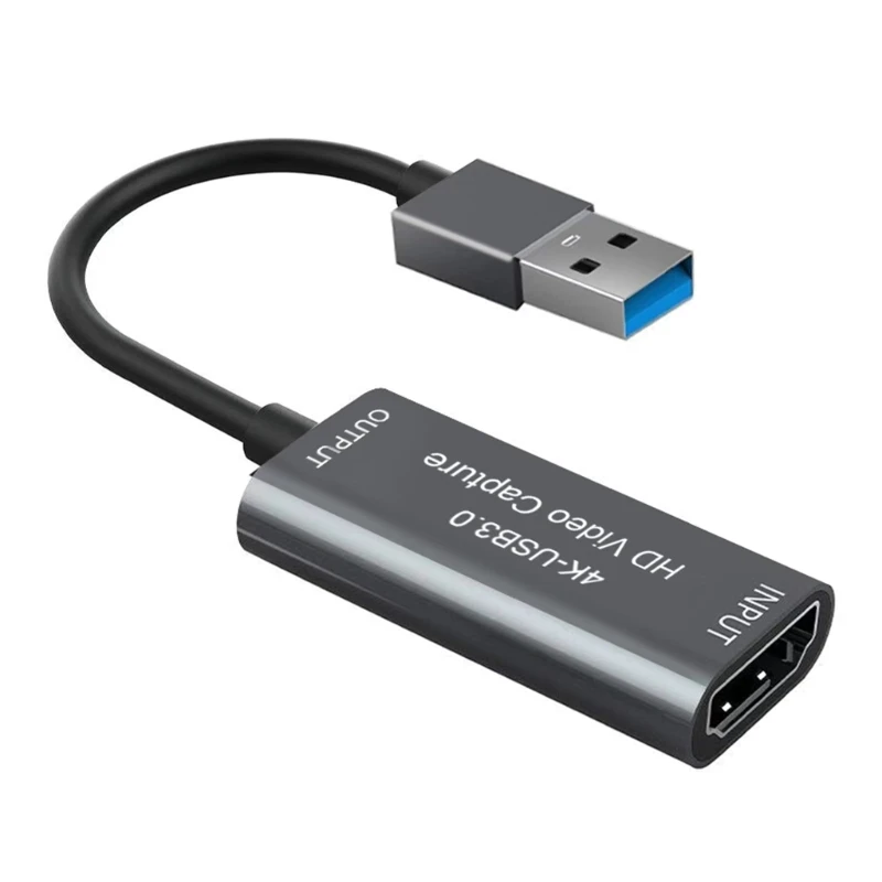 

USB3.0 to Video Recording Device Support Up to 4K60hz 2K50HZ Record for Streamers and Gamers