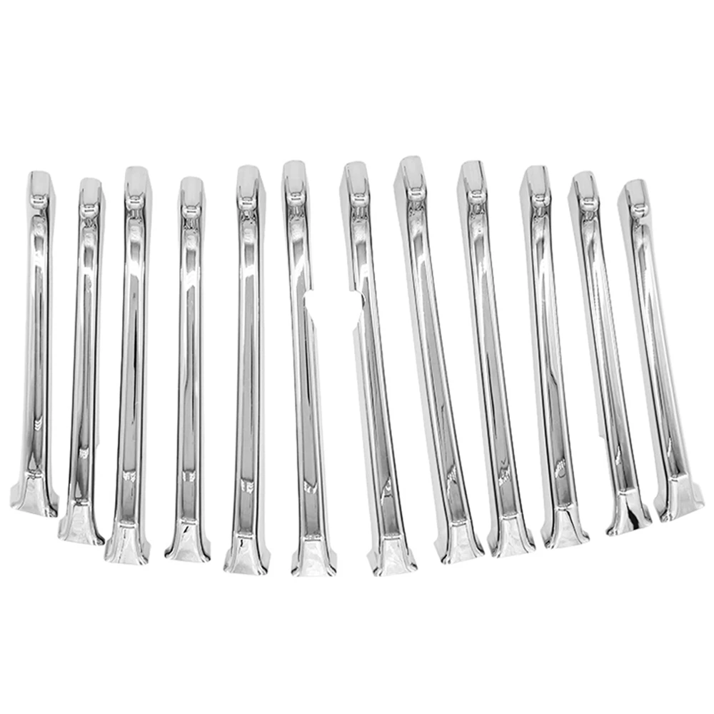 

Ingenious-12Pcs Front Griller Trim Car Styling Accessories Front Kidney Grille For Maserati Ghibli 2014-2017