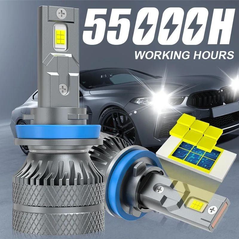 2Pcs H7 Led Car Hea… - image