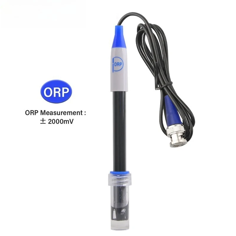 

ORP Electrode Probe for Aquarium Water Quality Testing, BNC PH/ORP Sensor for Fish Tank, Lab & Wastewater Monitoring 501-1