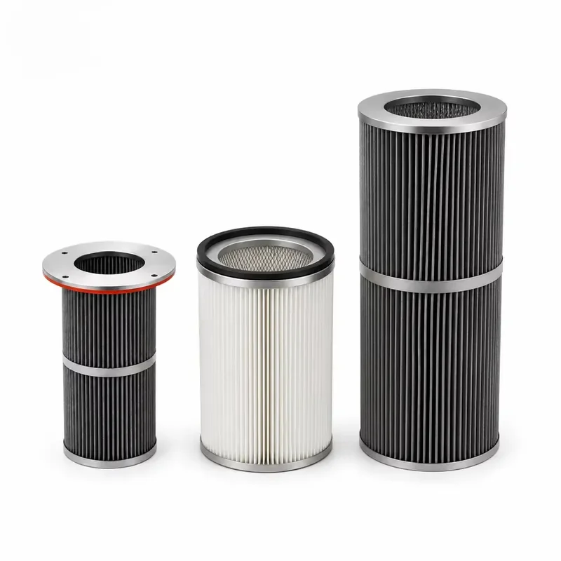 High Dust Load Air Dust Filter Cartridge Heavy Pleated Filter Cartridge for Foundry Sand Processing Dust Collector