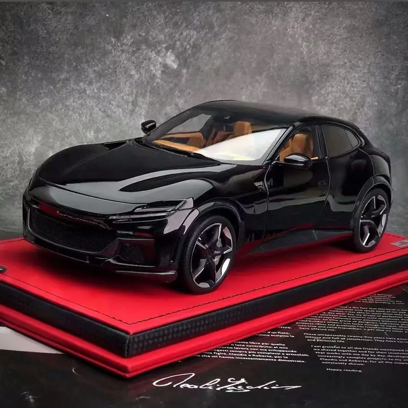 

1:24 Purosangues FUV SUV Alloy Sports Car Model Diecast Metal Racing Vehicles Car Model Sound Light Simulation Children Toy Gift