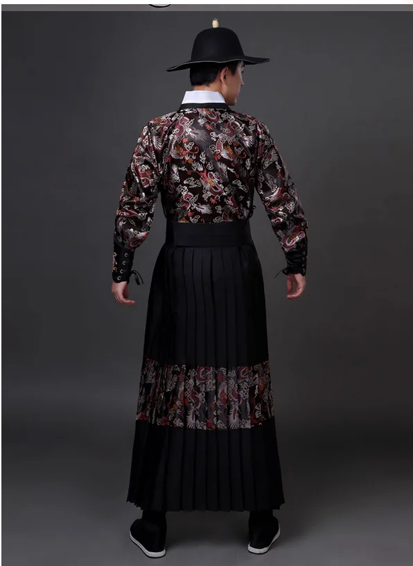 Frühling Stil Ming Stil Hanfu Männer fliegenden Fisch Anzug chinesischen Stil Python Robe Drag and Scatter Kampfkunst Anzug