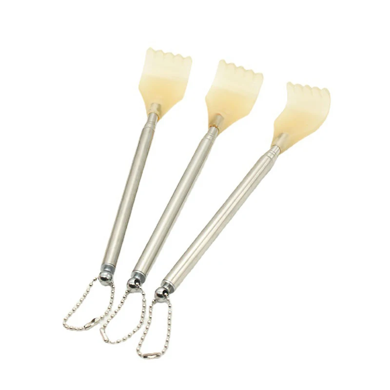 Portable Stainless Steel Back Scratcher Telescopic Scratching Massager Back Scraper Extendable Tickling Itch Body Scratch Stick