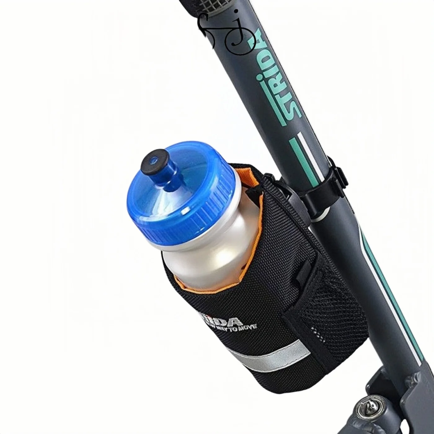 

Велосипедная сумка для бутылки с водой STRiDA, держатель для бутылки, водонепроницаемый держатель для бутылки для шоссейных и горных велосипедов, легкий, 105 г.
