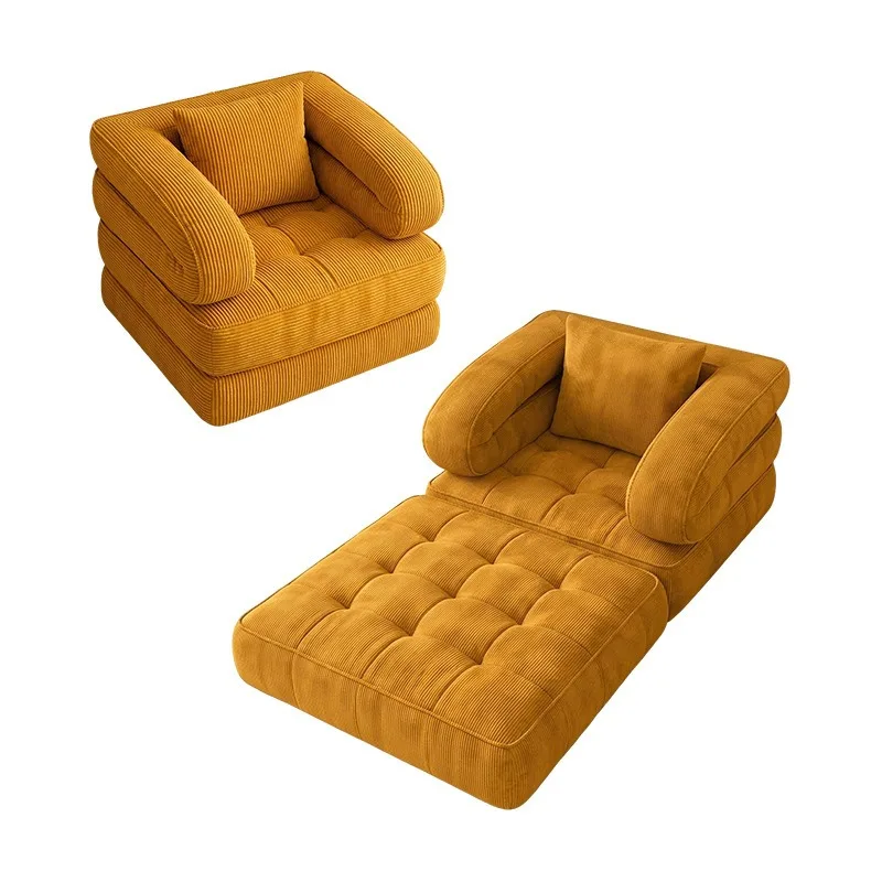Vacuum compression sofa two-in-one foldable sofa bed living room tatami