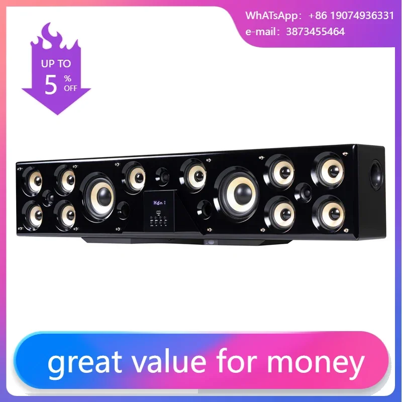 

Newest 5.1ch Home Theater Soundbar Speaker With Wireless And Real Surround Sound