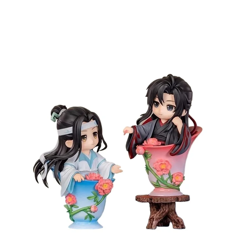 Mo Daozu Steen Porselein Bloem Rijm Serie Blind Box - Leuke Anime Karaktercollectie Speelgoed Wei Wu Xian Lan Cadeau voor fans - afbeelding 2