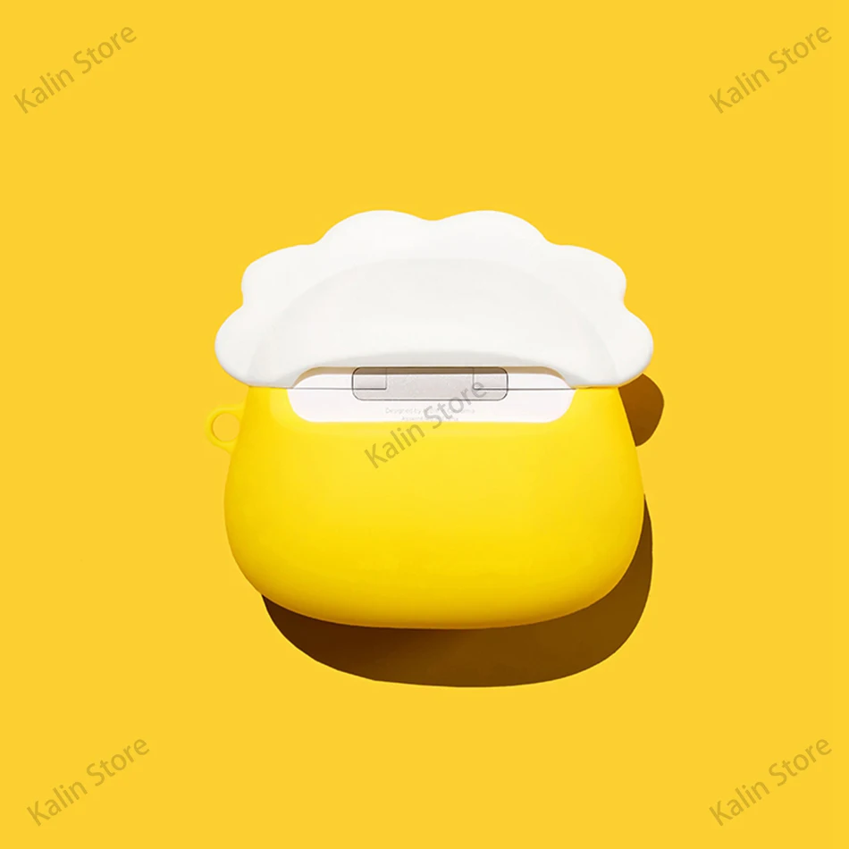 Silicone fones de ouvido caso para airpods pro 2 3 bonito 3d dos desenhos animados bluetooth fone de ouvido capa protetora para vagens ar
