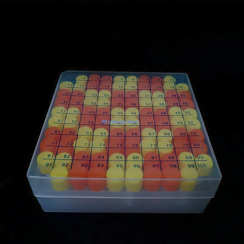 Imagem -05 - Conjunto Incluem Uma Parte 100-caixa de Armazenamento de Código Digital de Rede para a Loja Criovial Mais 100 Peças 1.8ml Tubo de Refrigeração de Plástico 1