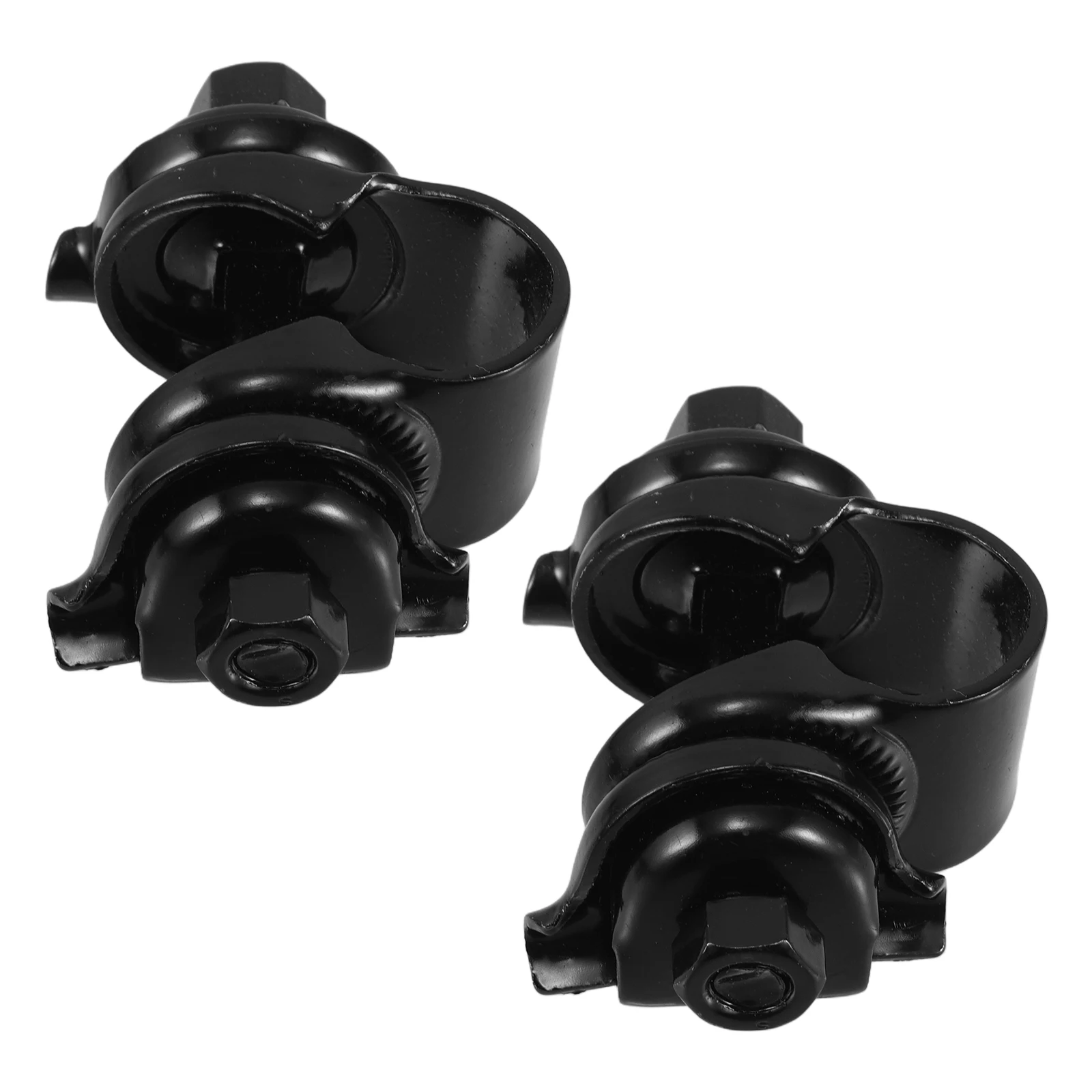 

2pcs Bicycle Seat Pad Adapter Connector Black Seatpost Tube Clamps Saddle Sliding Lockable Comfort Stable Mountain