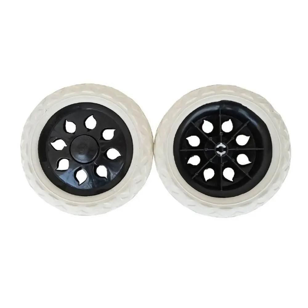 2Pcs Durable EVA Shopping Cart Wheels 6.3Inch Flexible Tire Wheel Replacement Anti Slip Wheelchair Caster