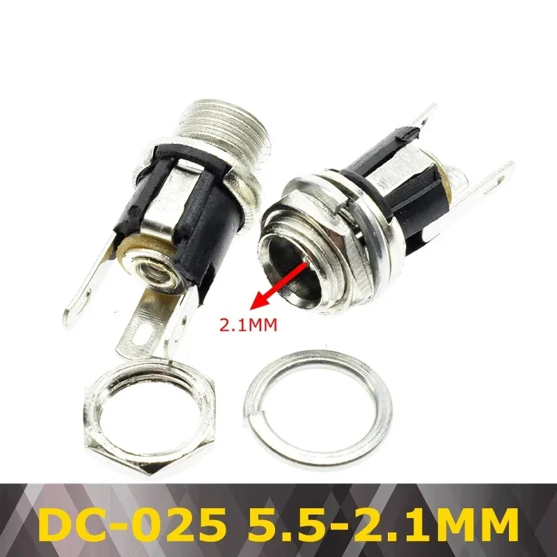 DC Power Jack Socket Connector 5.5*2.1MM 0.7 2.0 MM DC-005 DC-002 DC-012 DC-017 DC-022 DC-022B DC-025 DC-083 DC-098 DC-099 DC005