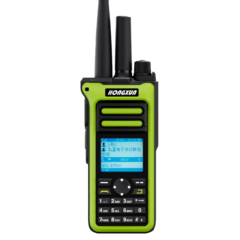 HONGXUN GM-10 무전기 4G POC UHF/VHF 5000KM 범위 GPS 그룹 설정 IP67 방수 5W 대용량 배터리