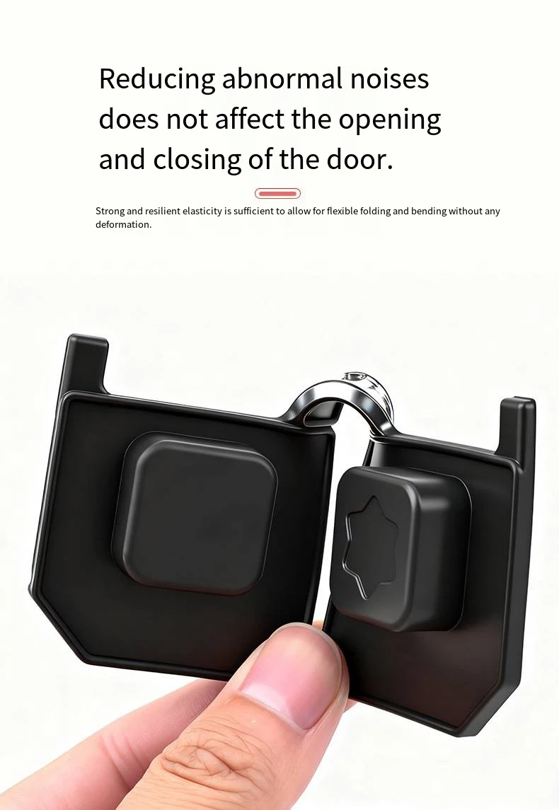 Car Door Shockproof Cushion Waterproof Silicone Shock Absorber Reduce Noise Universal Self-Adhesive Protective Cover