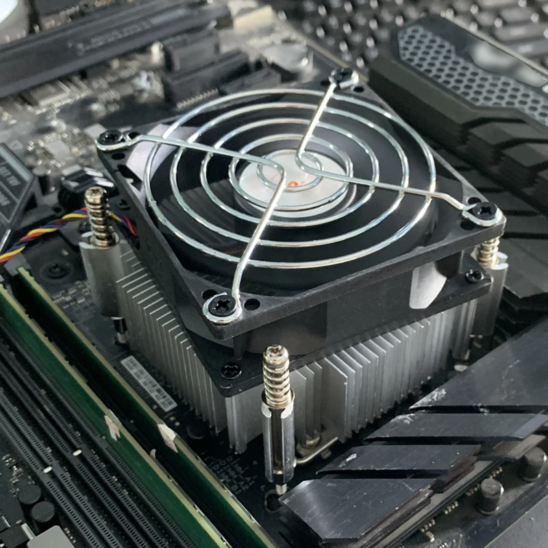 CPU Air Cooler 4PIN PWM Aluminum/Copper Core Silent Cooling Fan for Intel 1150/1151/1155/1156/1700/1200/1366 PC Radiator 3