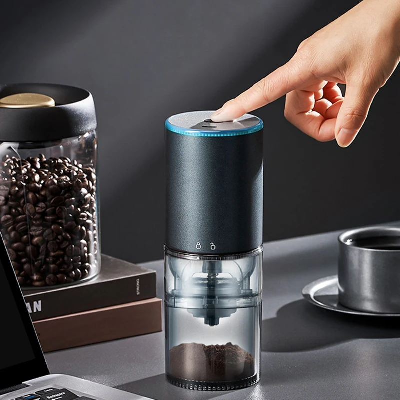 GIANXI Electric Bean Grinder Household Small Full-automatic Hand Coffee Machine Portable Coffee Bean Grinder Coffee Utensil