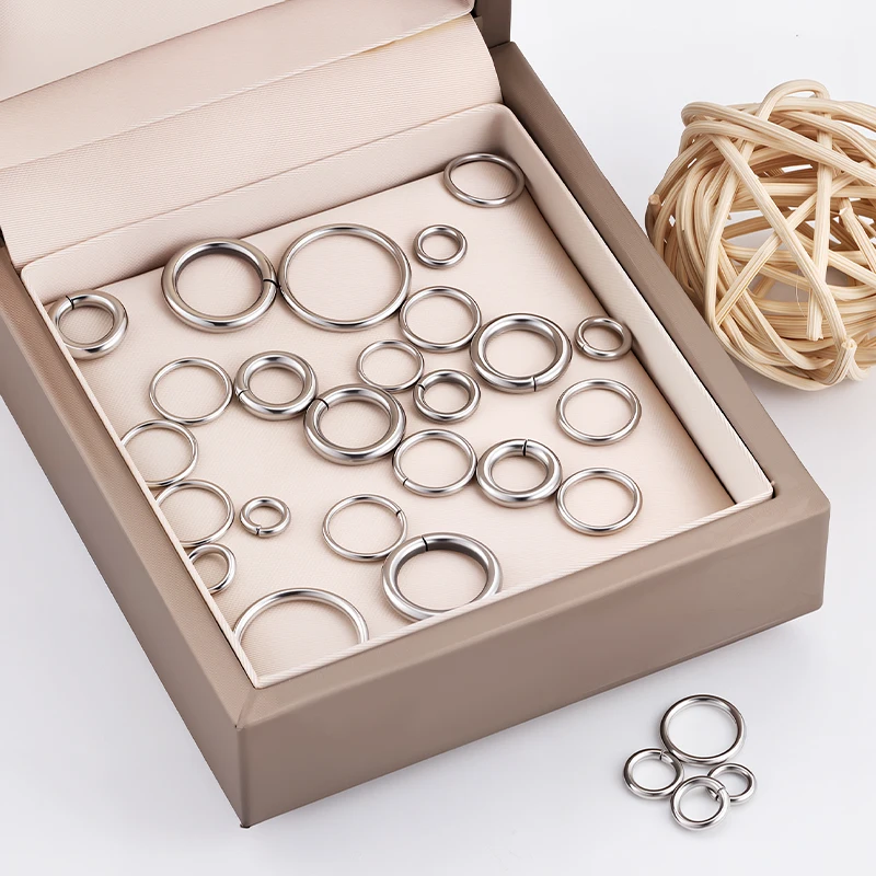 

200pcs Never Fade Stainless Steel Charms Open Jump Rings For Jewelry Making Supplies Connector DIY Necklace Bracelet Accessories