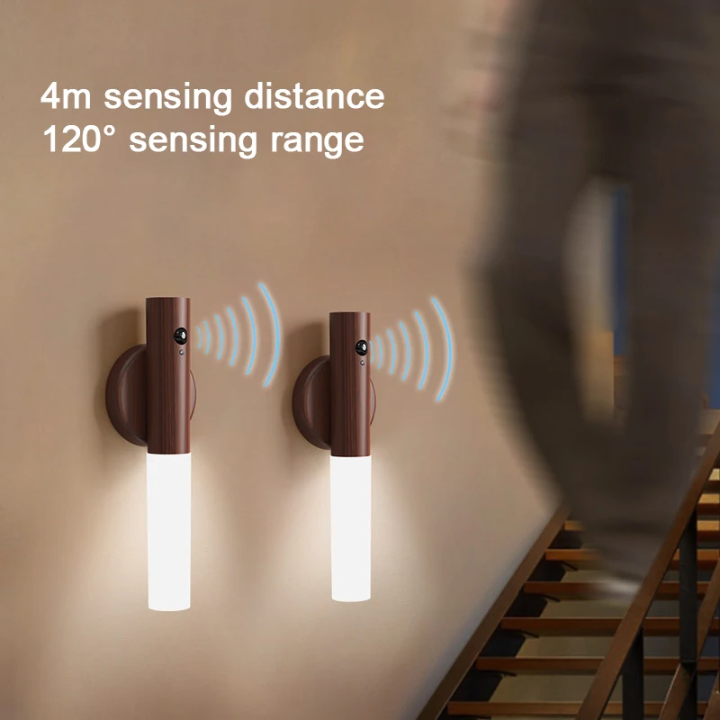 Inteligente Indução do Corpo Humano Luz Noturna, Lâmpada com Sensor de Movimento, Lâmpadas do quarto, Iluminação LED para casa