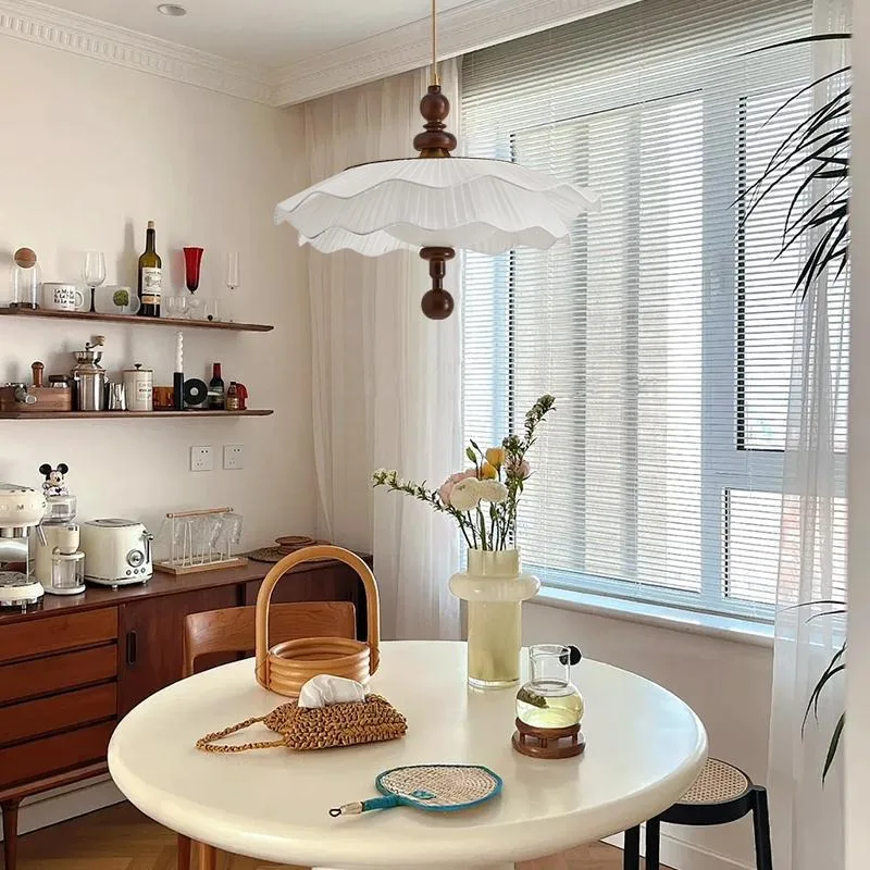 French Medieval Bedroom Ceiling Light  Creamy Style Creative Room Chandelier Restaurant Cloud LED Pendent Lamp