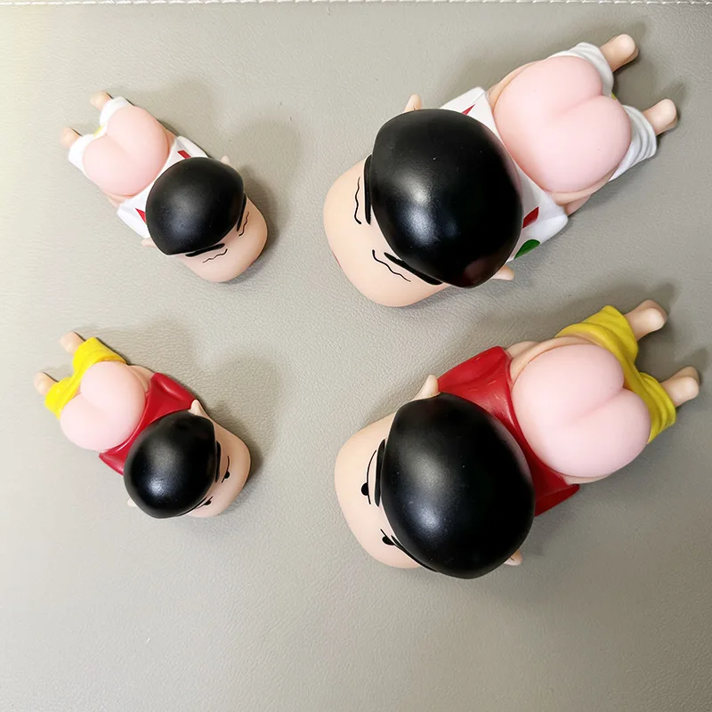 New Crayon ShinChans Anime Action Figure Car Desktop Funny Shinnosuke Nohara Ornaments Statue Dolls Birthday Toy Christmas Gifts view 4