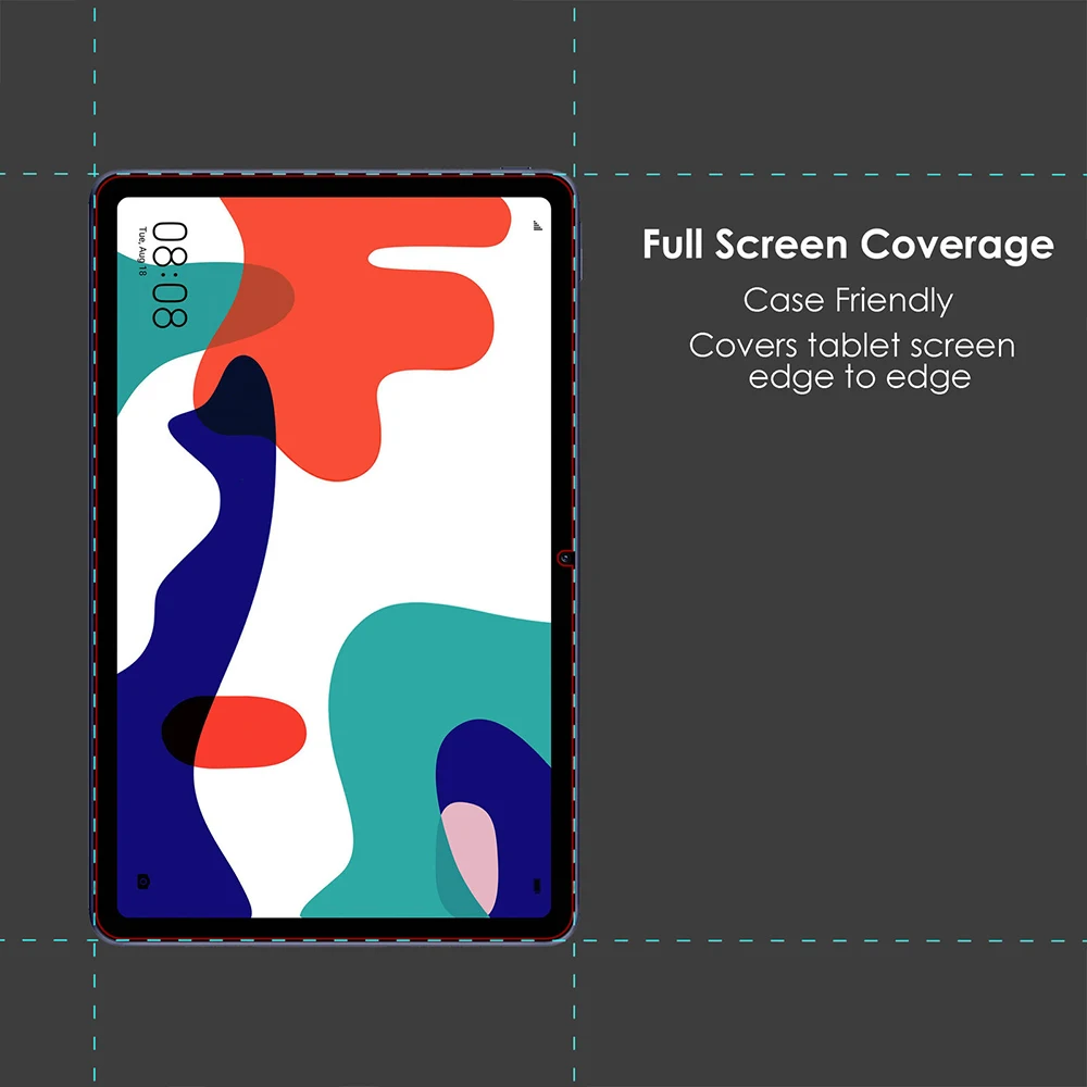 화웨이 MatePad 10.4 화면 보호기에 대 한 2 Pcs 강화 유리 10.4 인치 강화 유리 태블릿 화면 프로텍터 필름