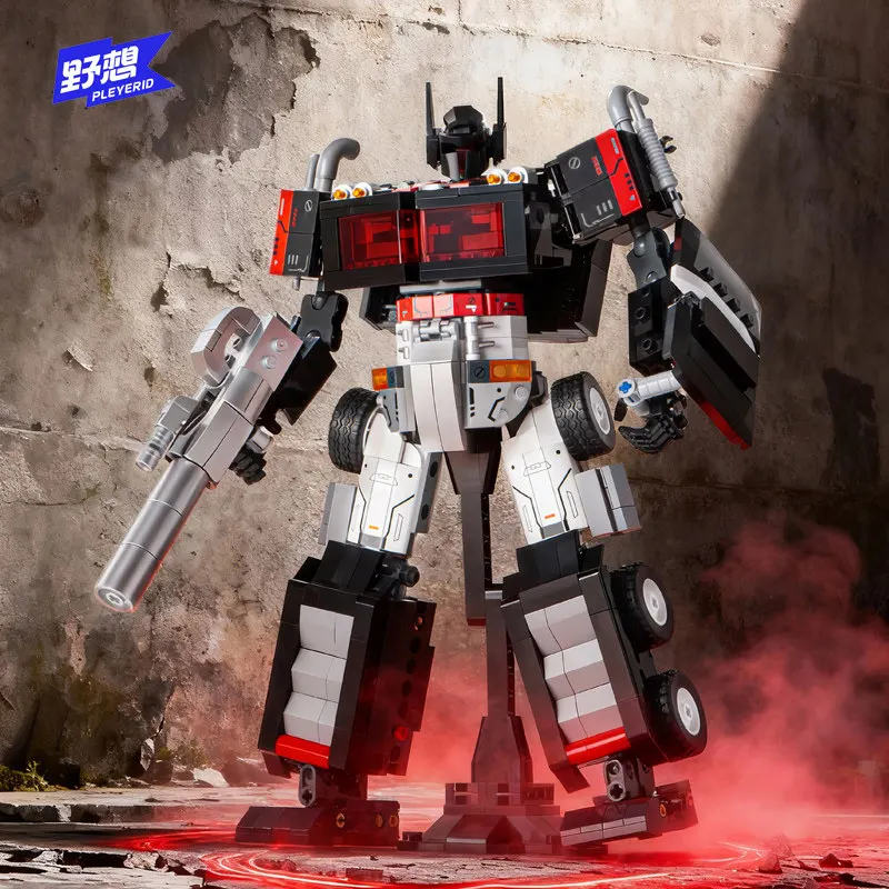 

Трансформируемый механический грузовик-трансформер, конструктор из мелких деталей, развивающая игрушка высокой сложности, подарок для мальчиков