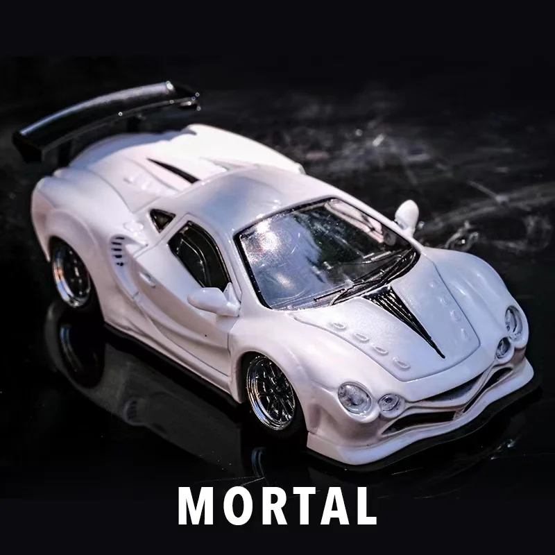 Mortal 1:64 LBWK Mitsuoka Orochi White Black Red Diecast Model Car