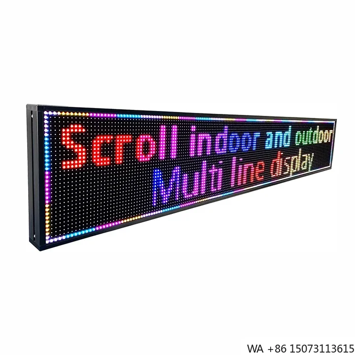 

IP65 Waterproof Outdoor LED Display P4/P10 Full Color Phone Controlled High Brightness Billboard