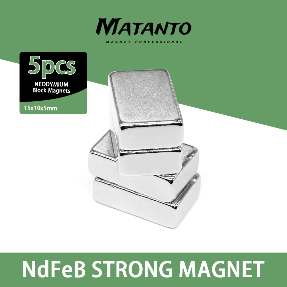 

5/10/20/50/100PCS 15x10x5 mm Cuboid Block Magnetic 15X10X5mm Neodymium Magnet 15x10x5mm Permanent NdFeB Super Magnets 15*10*5