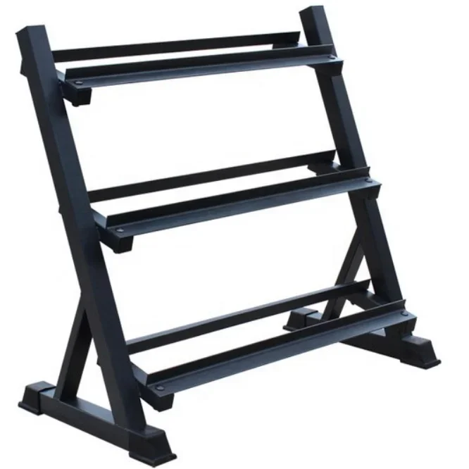 Factory direct Professional Gym Equipment 3 tier Dumbbell Rack Stand