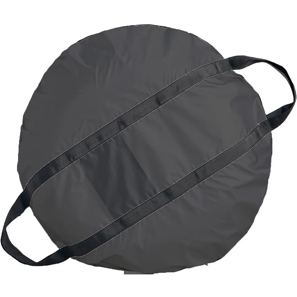 Tire Carrying Case 600D Oxford Fabric with Reinforced Handle for Easy Lift Design for Stored Wheels D82 x W27.5cm Black