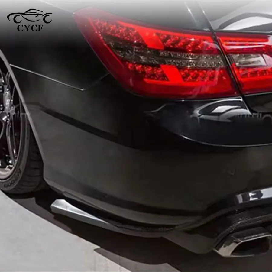 For Mercedes-Benz W207 E Coupe 2009-2011 Genuine Carbon Fibre Rear Corner Bumper Plate Side Wrap Corner Car Accessories