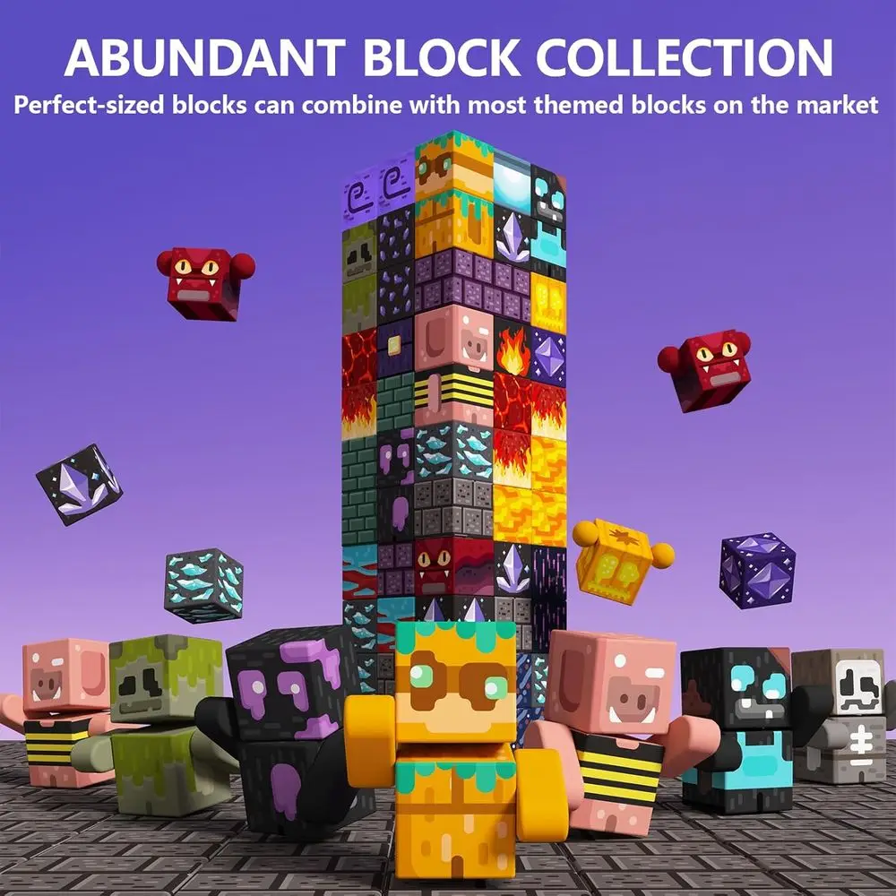 Magnetic Building Blocks - 200 Pieces Educational STEM Toys for Kids, Gender-Neutral, Ideal for 3+, Birthday Gifts