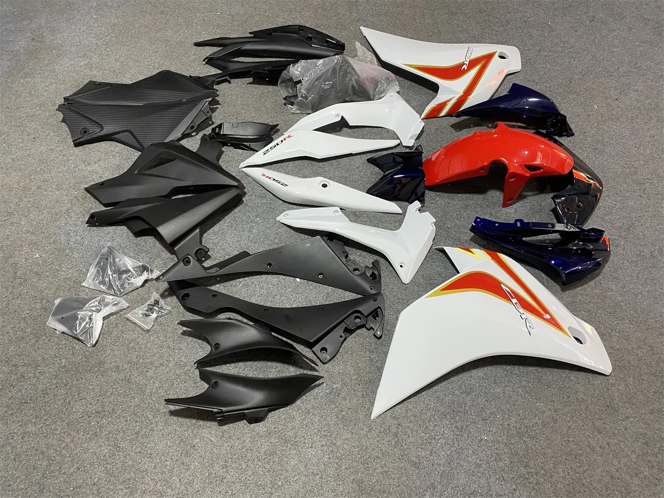 Motorcycle Whole Body Fairing Suitable for CBR250RR 2011 2012 2013 2014  years CBR250 11-14 Fairing Red blue White Gold