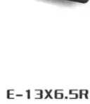 HQProp TE-13X6.5 13 Inch 2-Blade Thin Electric Propeller High Efficiency RC Fixed Wing Model Airplane Spare Blades