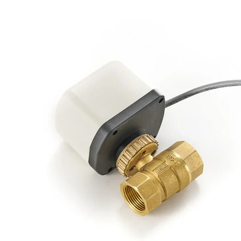 

High-quality Brass Ball Valve Dn15 Dn20 Dn25 2-way Electric Ball Valve And Supporting Electric Actuator
