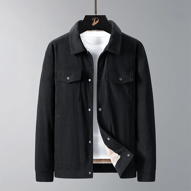 

Мужская вельветовая куртка в стиле ретро, рабочая одежда с воротником-стойкой, осень-зима, Новое поступление, верхняя одежда, пальто