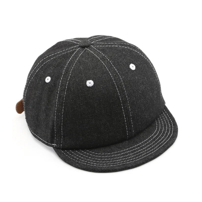 New Outdoor Sports Fashion Men\'s Denim Short-Brimmed Baseball Cap Korean-Style Women\'s Sunshade Cap Male