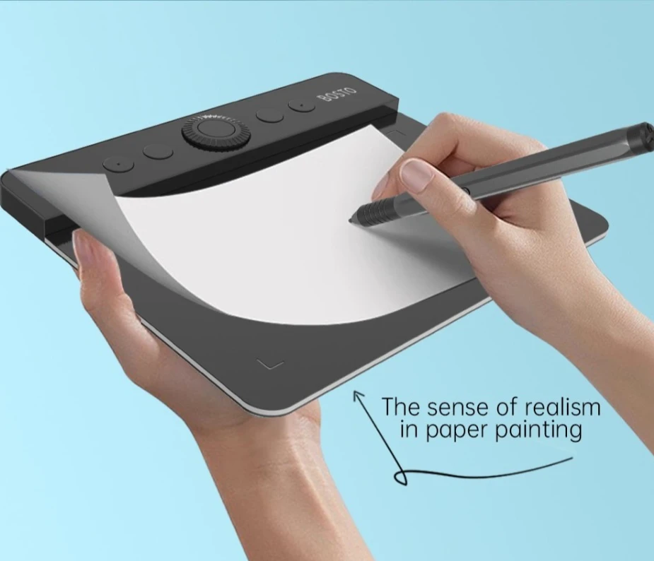 Tableta gráfica Digital de 4,3 pulgadas, tablero de escritura para dibujar, presión de 5080 lpi con teclas de acceso directo