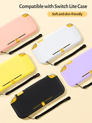 [With lanyard]Switch Lite Protective Case for Nintendo Switch Lite, for Switch Lite Screen Protector Cover Hand Grip Cover
