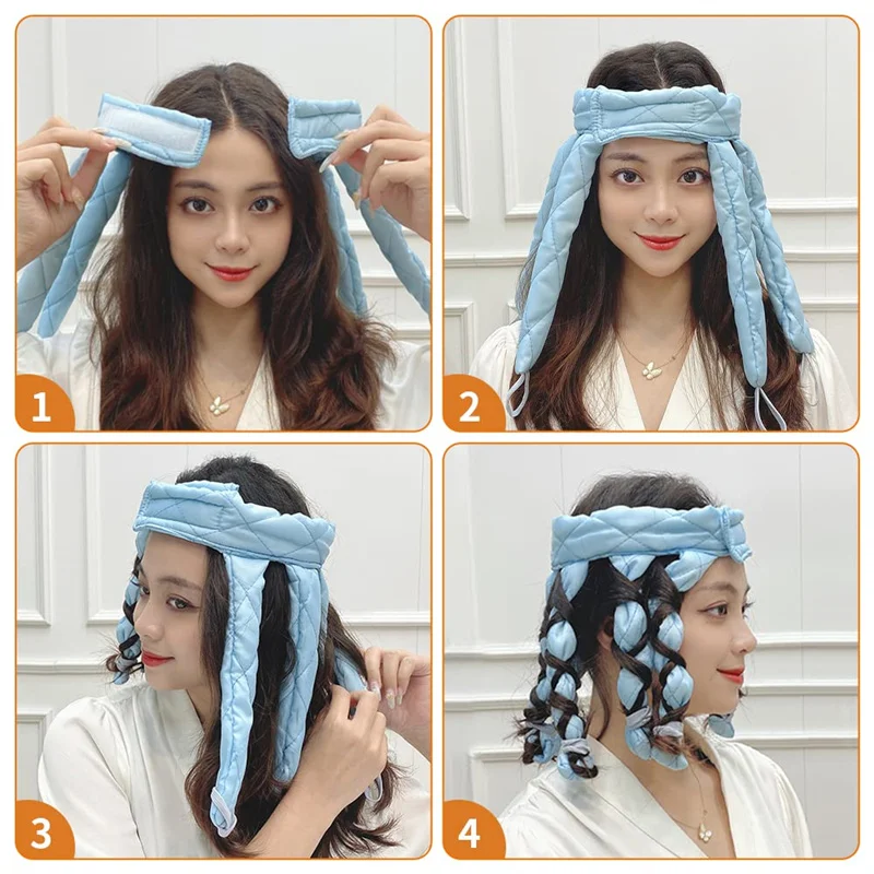 Octopus Curling Hair band Curler Sleep No Heat Sponge Iron Heatless Adjustable Curls Beauty Hair Accessories Products Detachable