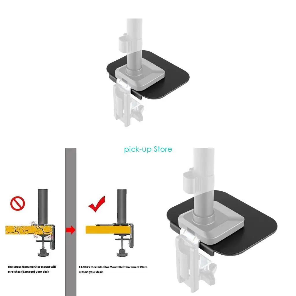 

Versatile Monitor Mount Reinforcement Plate Monitor Stand Fragile Tabletop Protect Perfect for Offices, Home,School Use