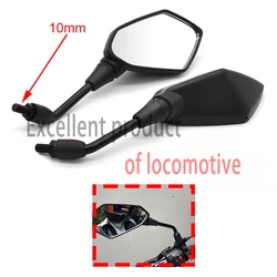 For Yamaha XMAX 125 250 400 300 VMAX 1700 1200 NMAX 125 Universial 10mm Motorcycle Mirrors Racing Sport Bike Rear View Mirror
