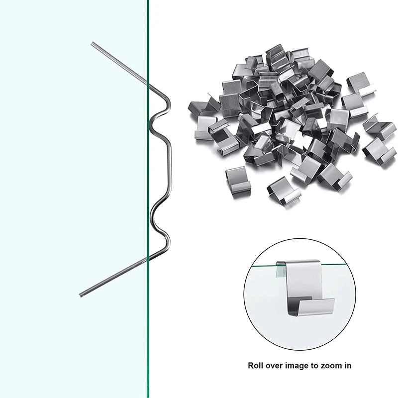 400Pcs Greenhouse Repair Kit Include 100 Glazing Clips W Wire Clips 100Z Overlap Clips And 100 Greenhouse Nuts And Bolts